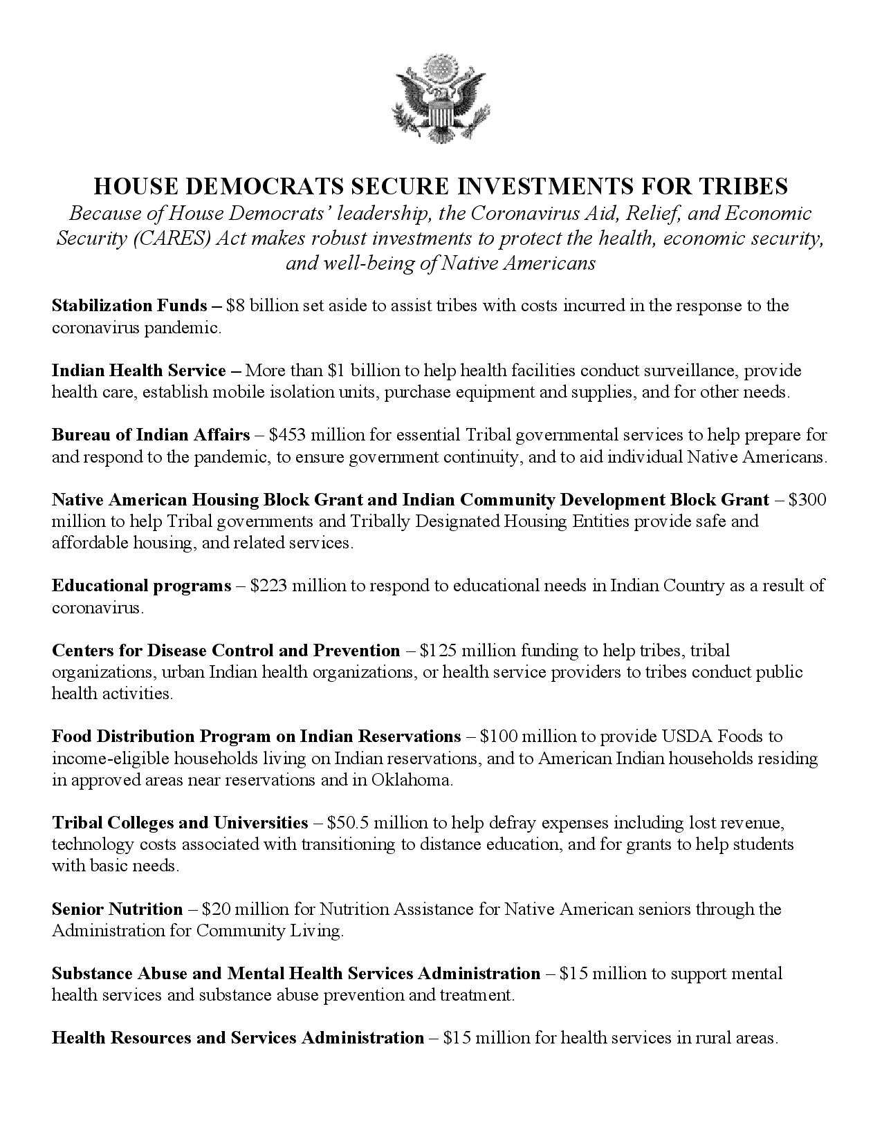 CARES Act  Tribes  page  001 